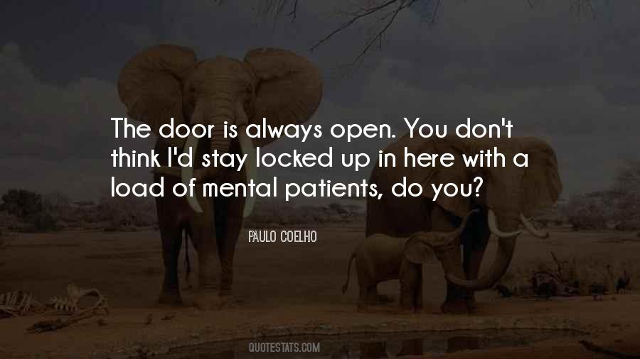 Door Is Always Open Quotes #344377