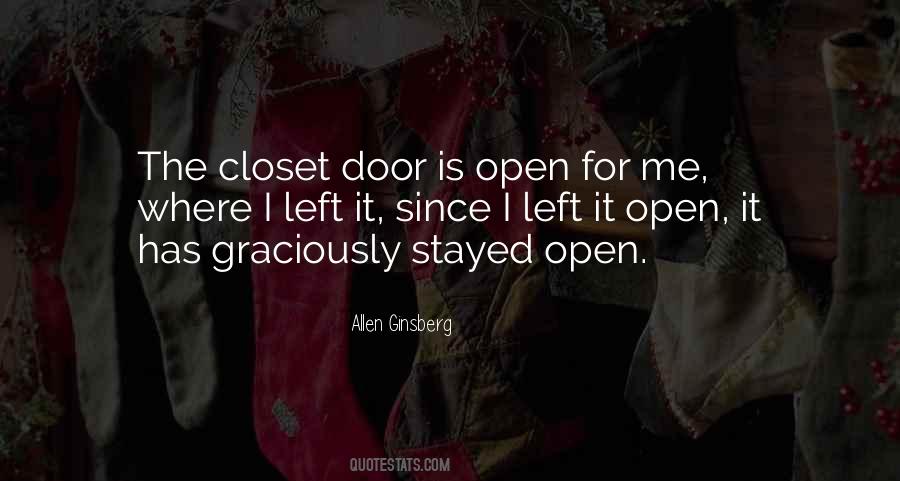 Door Is Open Quotes #210836