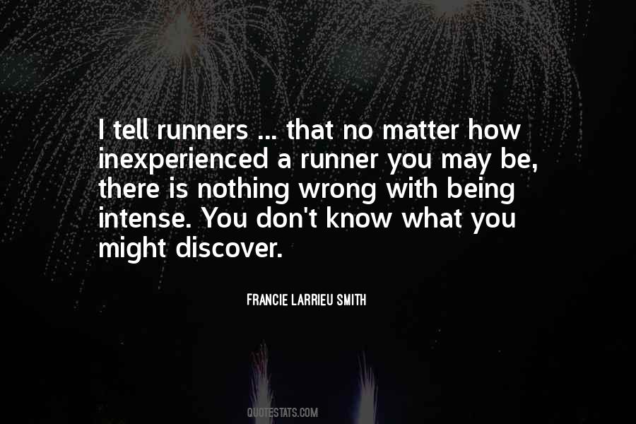 No Runner Quotes #833273