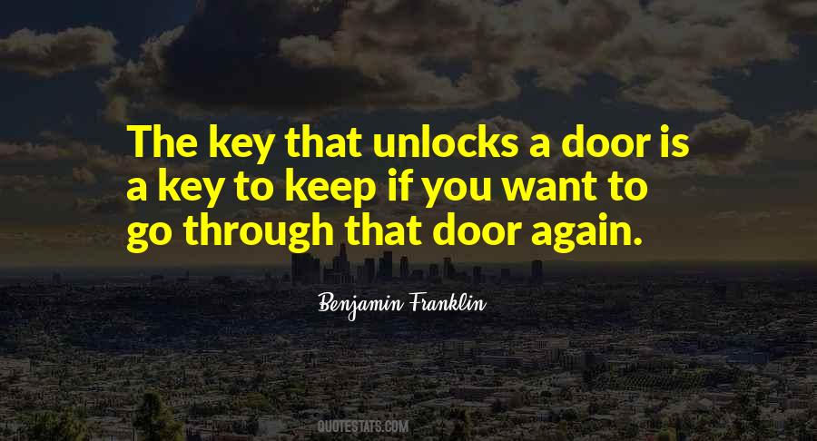 Door Key Quotes #308314