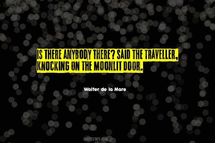 Door Knocking Quotes #1196580