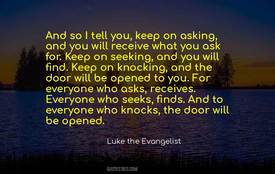 Door Knocking Quotes #143028