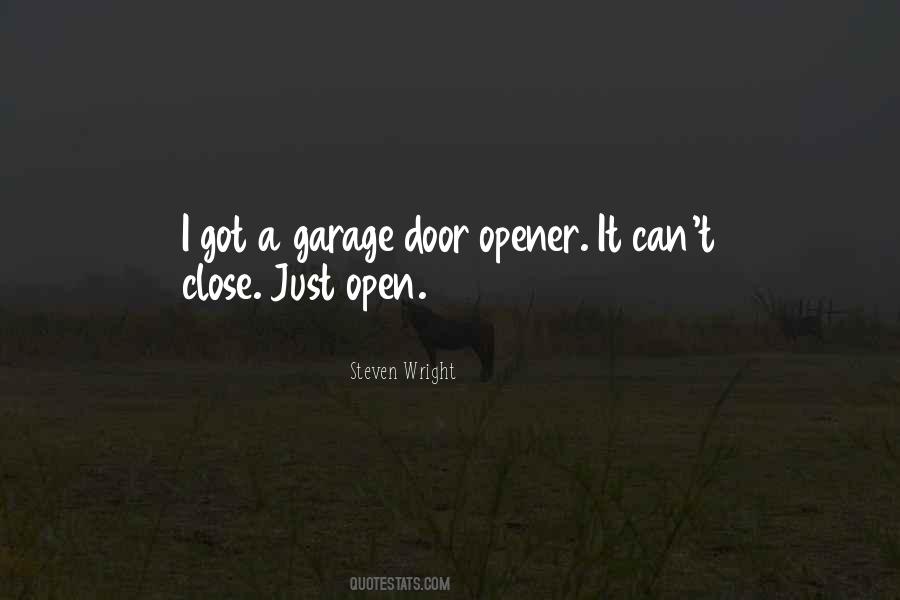 Door Opener Quotes #660033