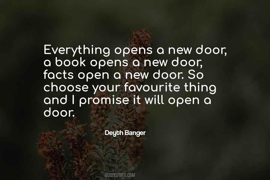 Door Opens Quotes #263294