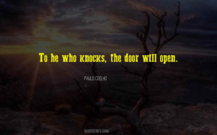 Door Will Open Quotes #1079460
