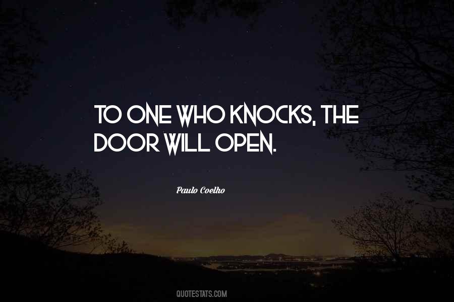 Door Will Open Quotes #128967