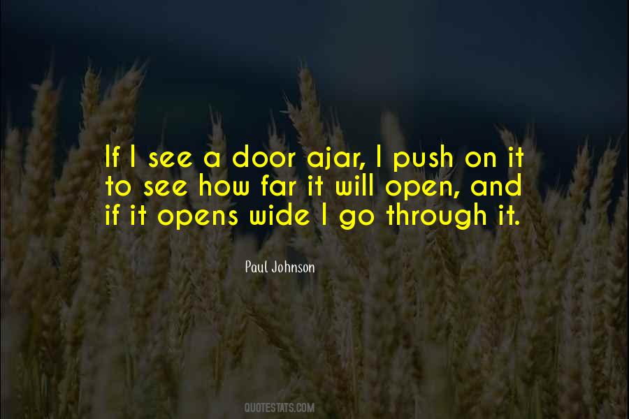 Door Will Open Quotes #610448