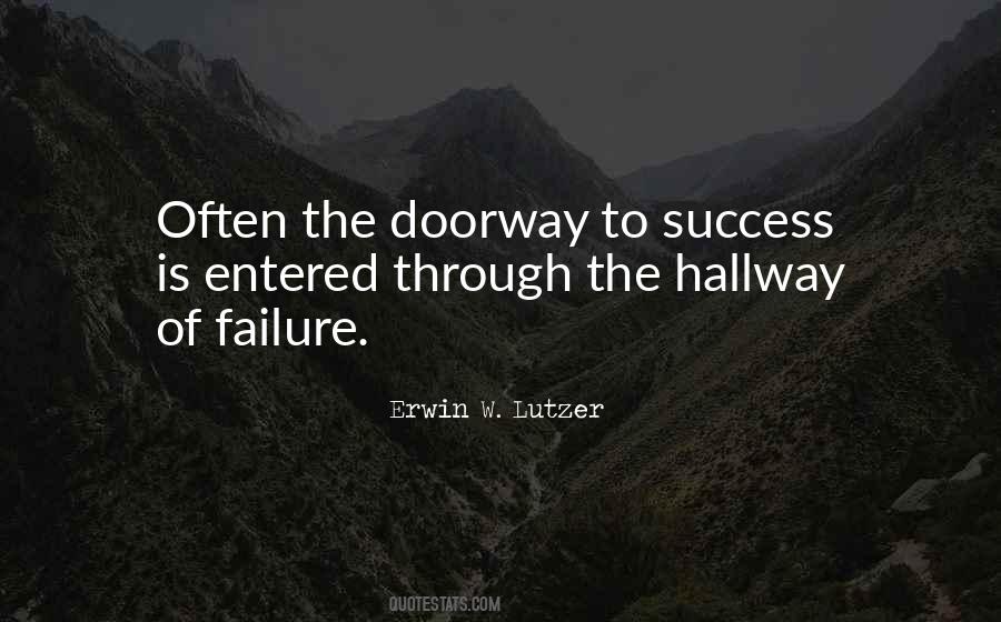 Doorway To Success Quotes #1222117