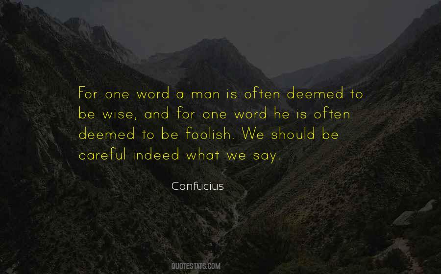 Foolish And Wise Quotes #100774