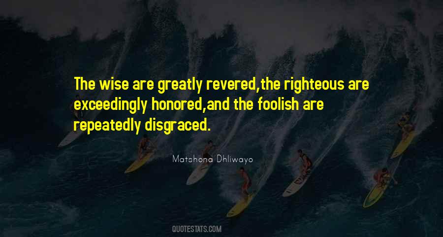 Foolish And Wise Quotes #676248