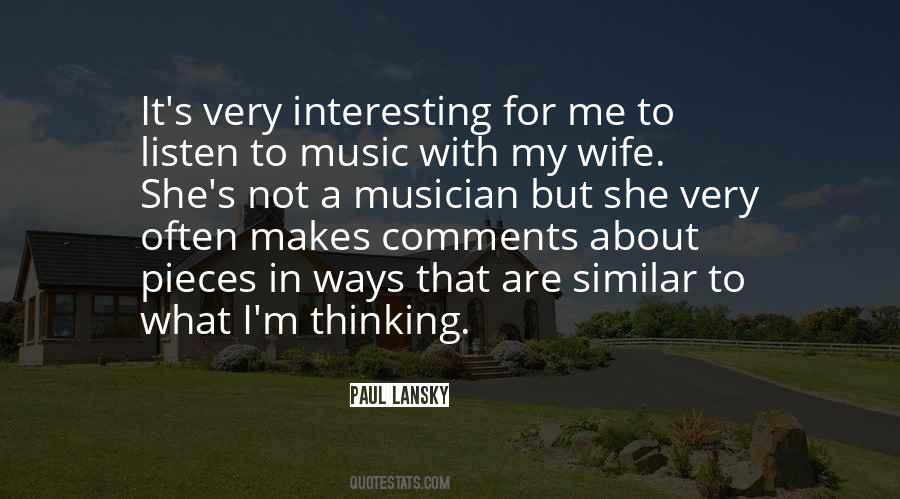 Quotes About A Musician #1383159