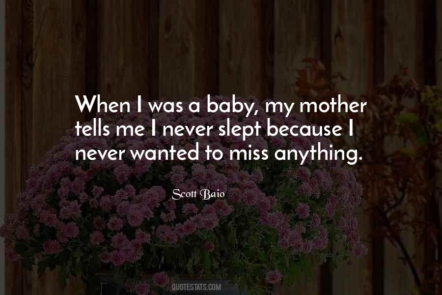 Baby Mother Quotes #1852770
