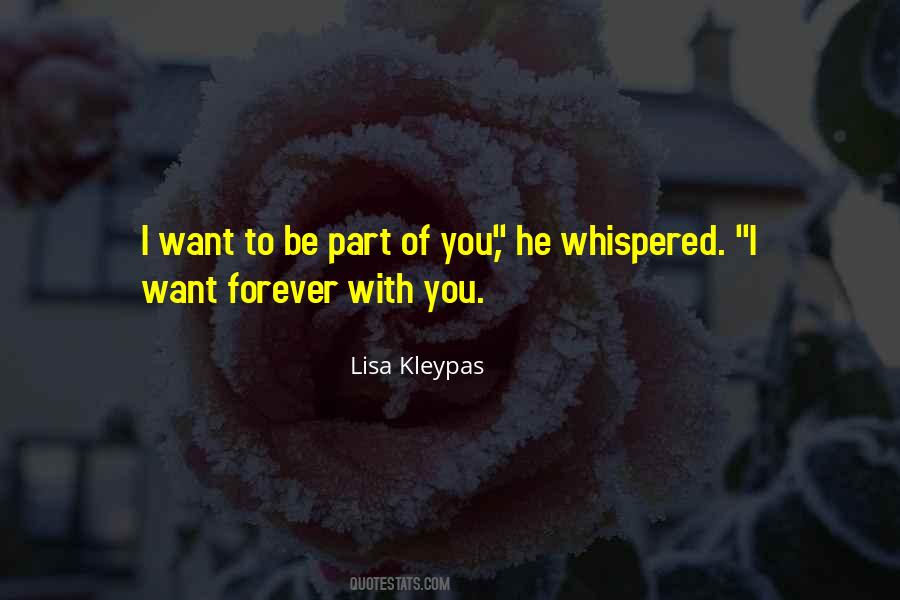 I Want Forever With You Quotes #987235