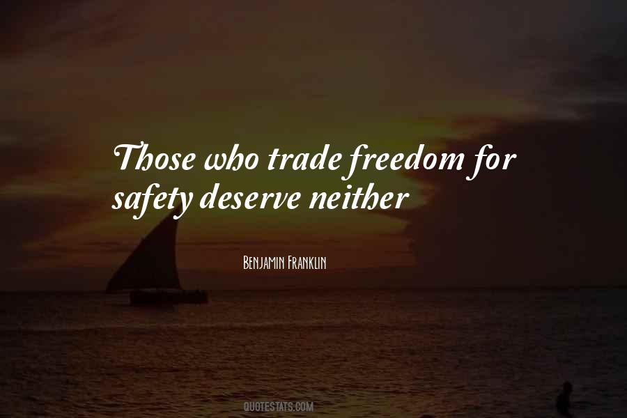 Freedom Safety Quotes #33844