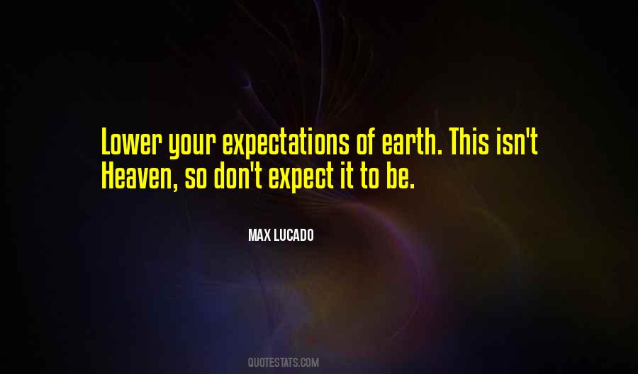 Your Expectations Quotes #1734852