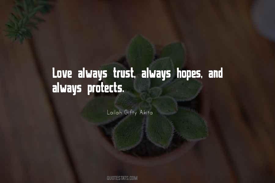 Quotes About Trust And Hope #596978