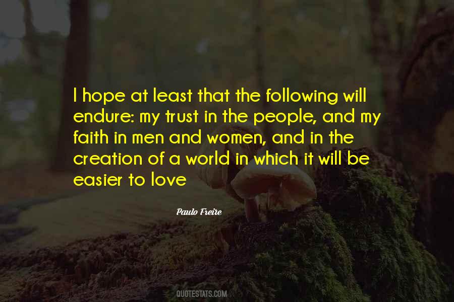 Quotes About Trust And Hope #656077