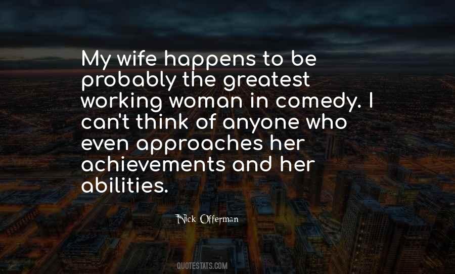 Greatest Wife Quotes #1785319
