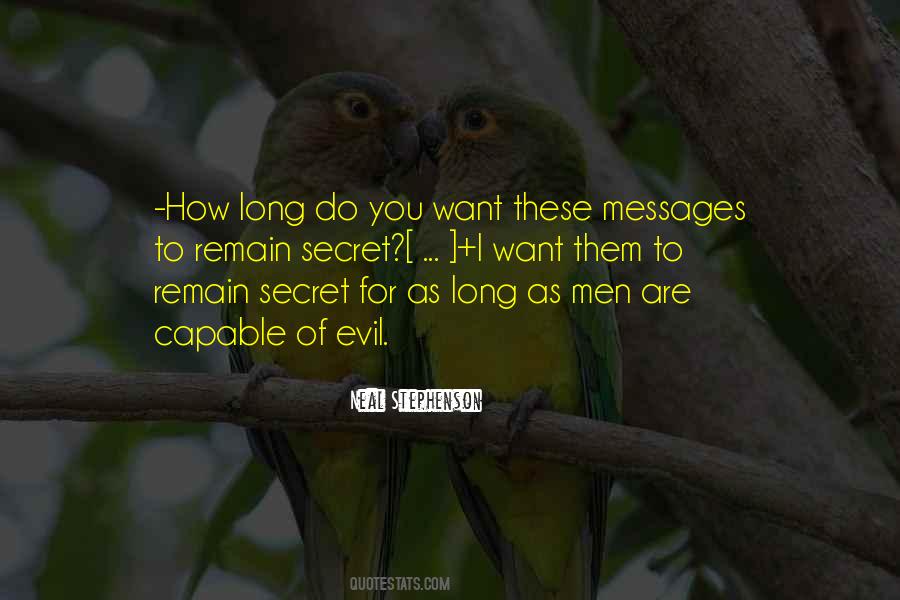 Quotes About Secret Messages #1592893