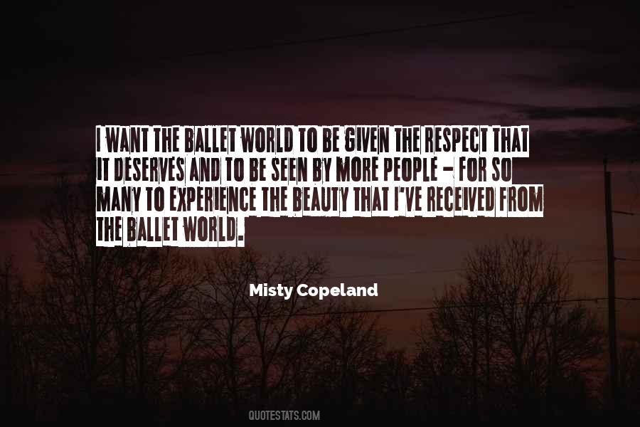 Respect Beauty Quotes #1431875
