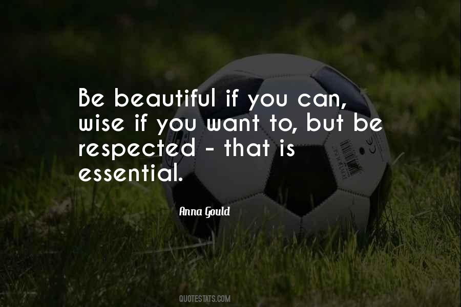 Respect Beauty Quotes #192957