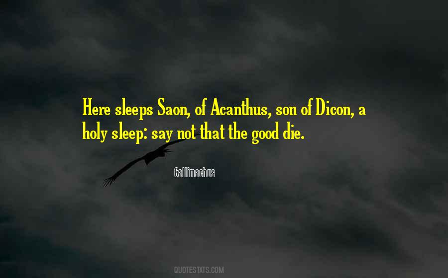 A Good Sleep Quotes #249344