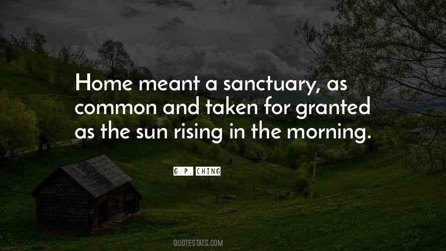 Home Is A Sanctuary Quotes #1632754