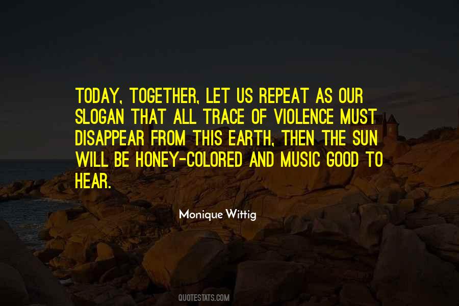 Sun And Music Quotes #1067591