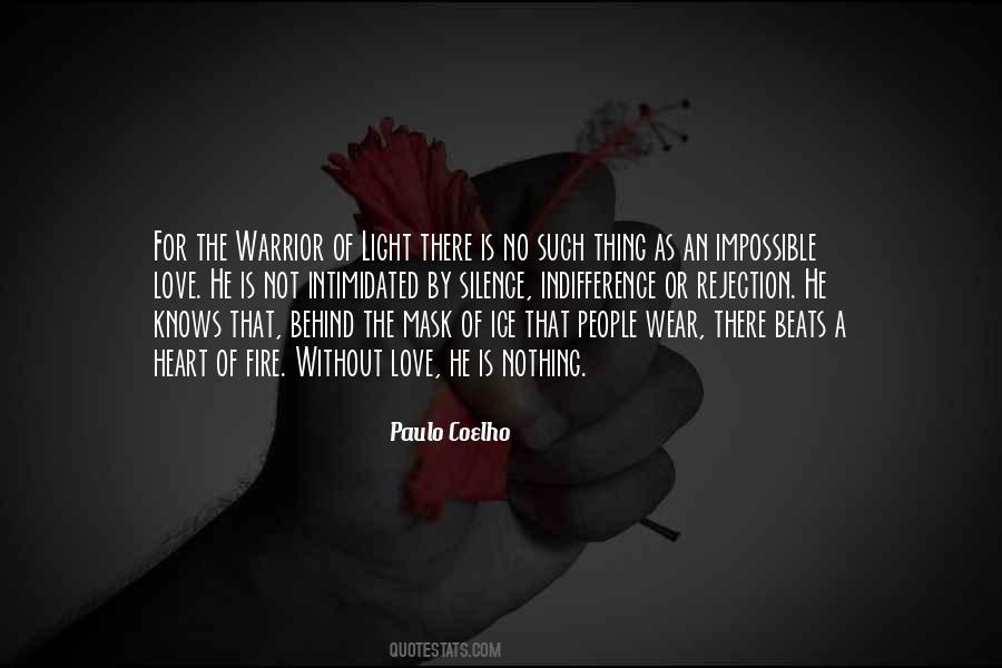 Warrior Love Quotes #1451752