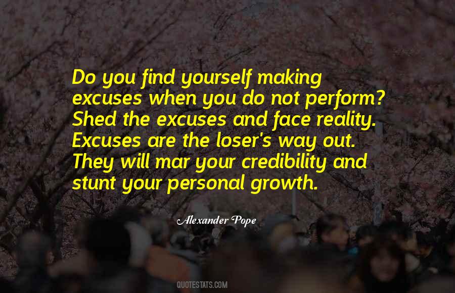Quotes About Not Excuses #1474157