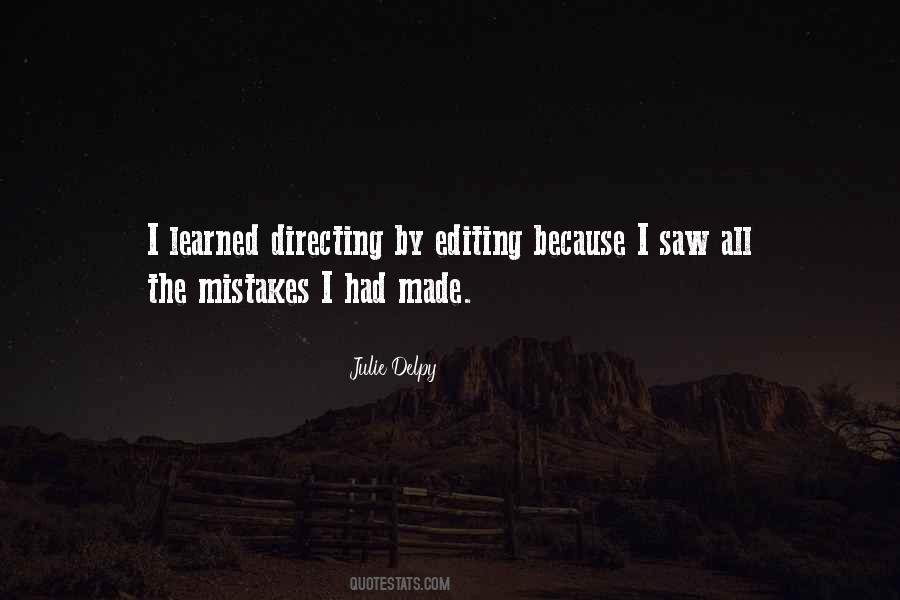 Quotes About The Mistakes #1049369