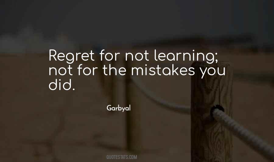 Quotes About The Mistakes #1384553