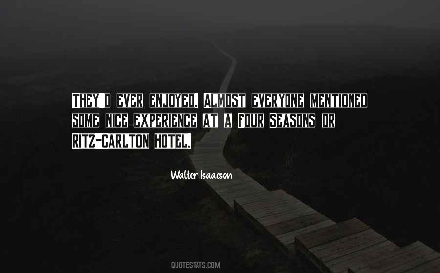 Hotel Experience Quotes #1587033