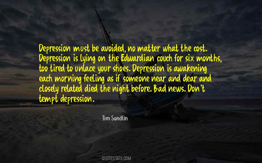 Depression Tired Quotes #1809132