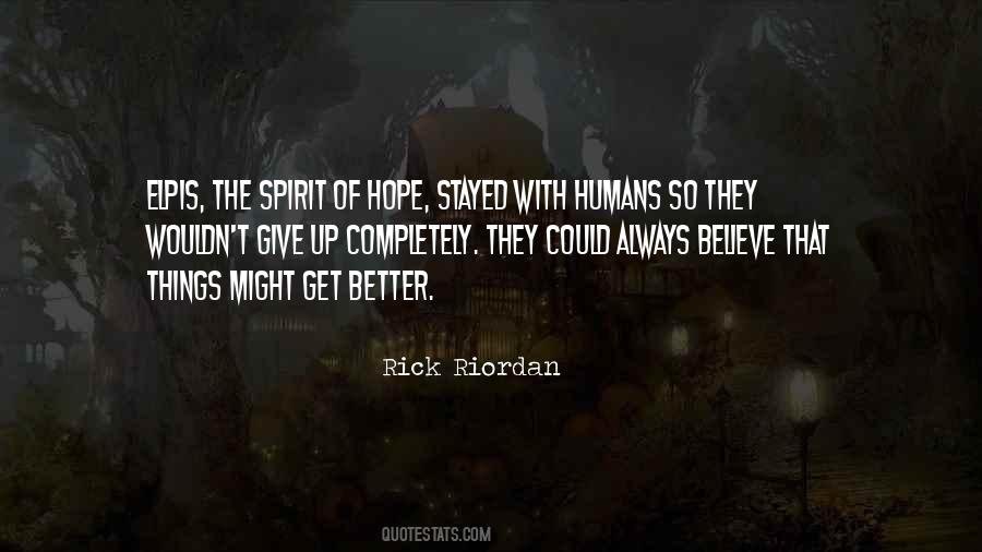 Give Up Hope Quotes #241145