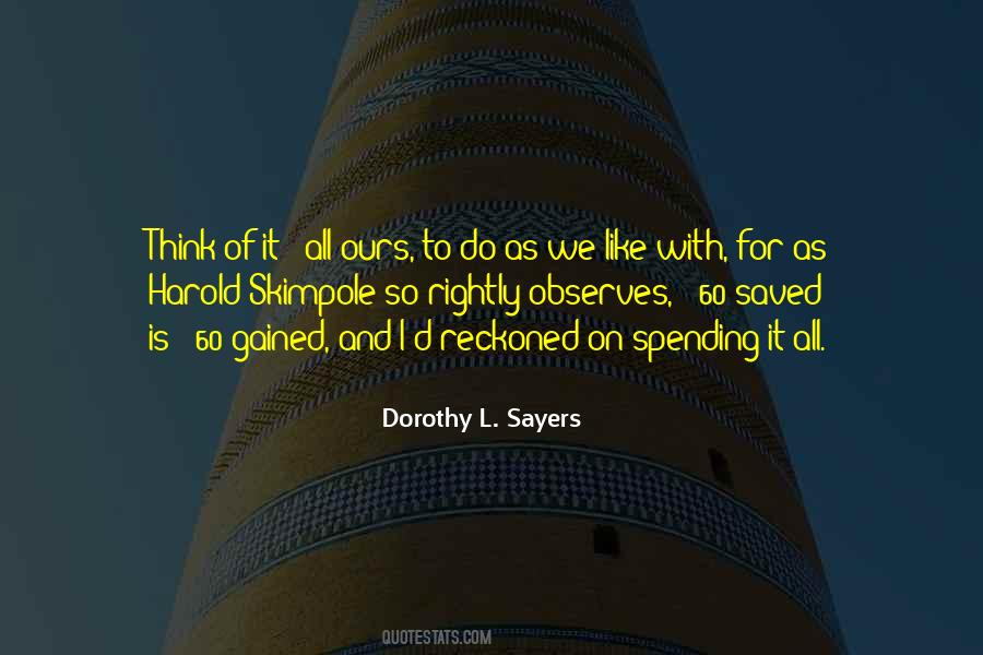 Dorothy Sayers Quotes #191196