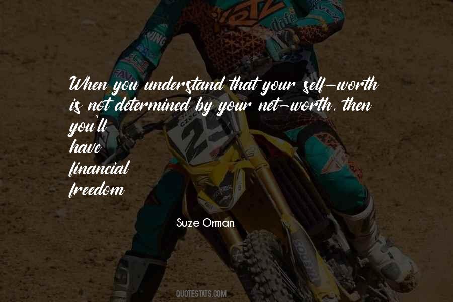 Quotes About Your Net Worth #326100