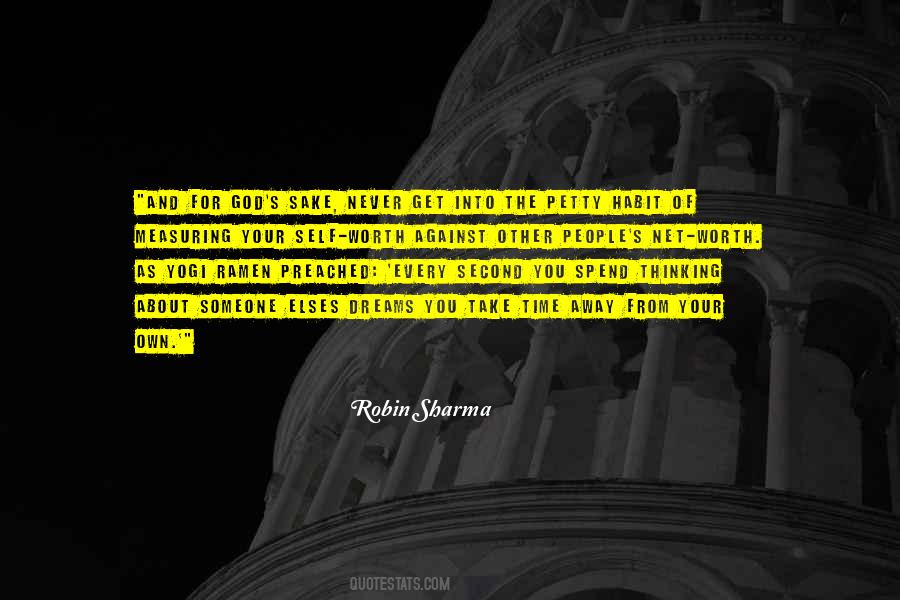 Quotes About Your Net Worth #748727