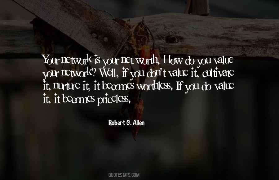 Quotes About Your Net Worth #959090