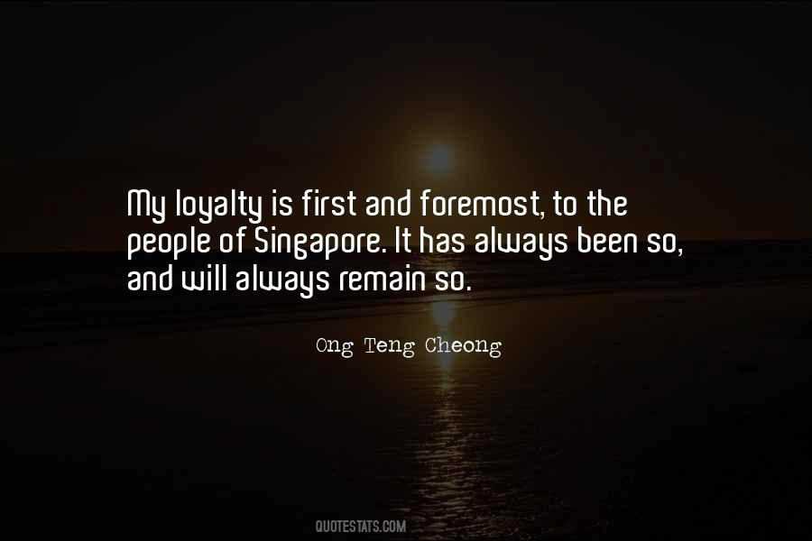 Loyalty Is Quotes #171271