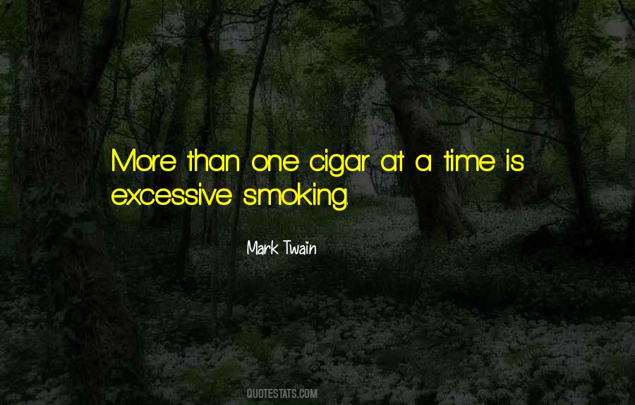 Smoking A Cigar Quotes #1089227