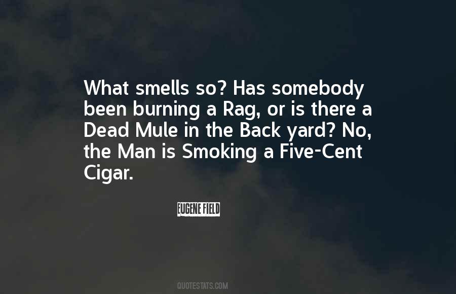 Smoking A Cigar Quotes #1171538