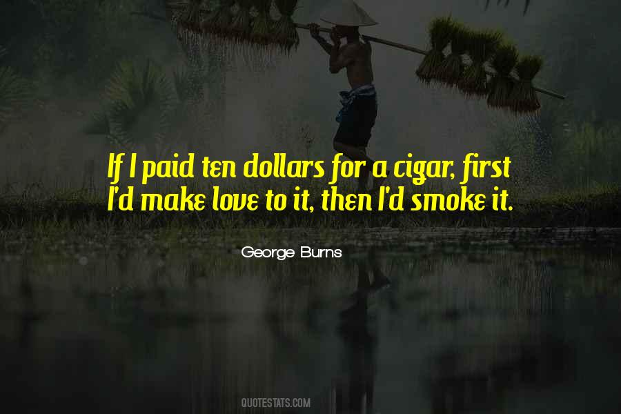 Smoking A Cigar Quotes #1676375