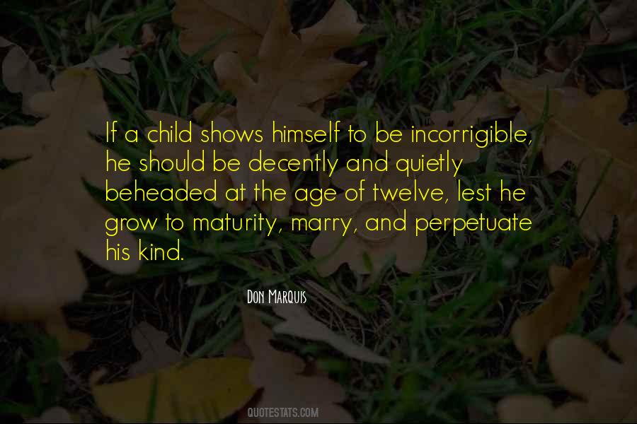 Age Maturity Quotes #1623163
