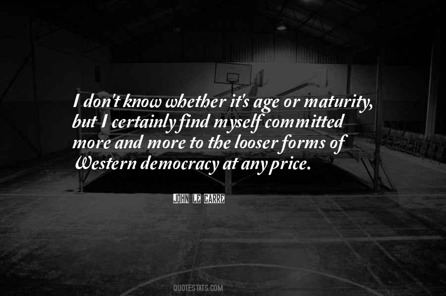 Age Maturity Quotes #32118