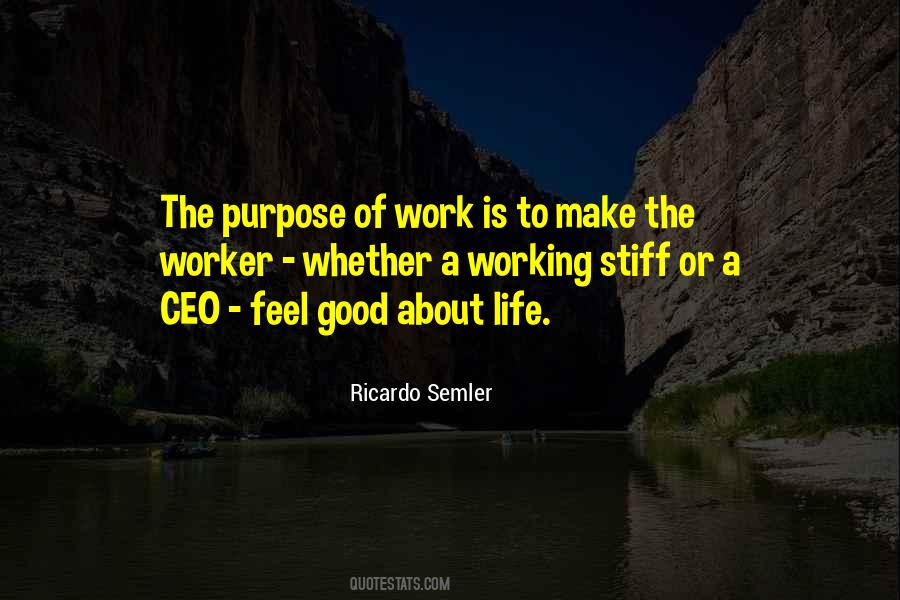 Quotes About Purpose Of Work #330219