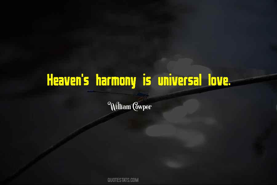 Harmony Love Quotes #1358124