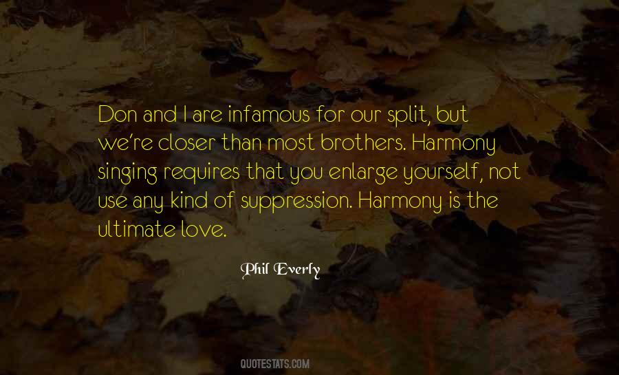 Harmony Love Quotes #1543324