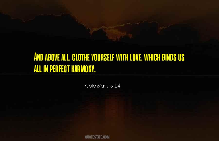 Harmony Love Quotes #247694