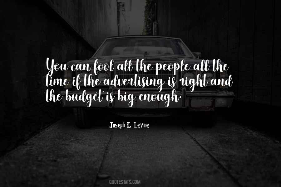 Quotes About Budget Time #1415800